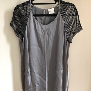 Silver/Grey Reiss Zowie Dress